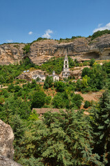Fototapeta premium The white church in the mountains