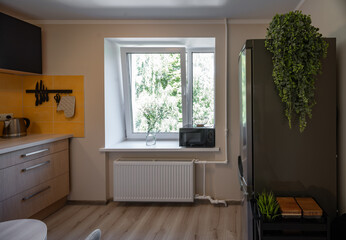 Modern kitchen interior. Real estate photography.