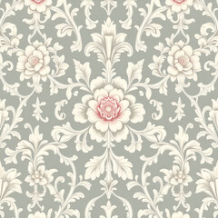 seamless pattern with flowers