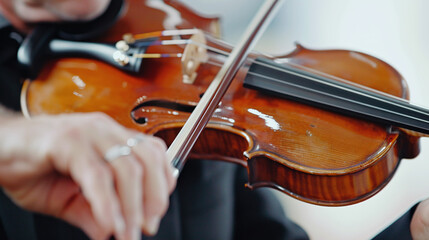 Fototapeta premium close-up of an Argentine tango violinist
