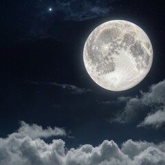 Fototapeta premium moon and clouds
