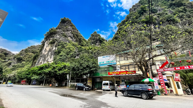View of TrangAn World Heritage in Vietnam