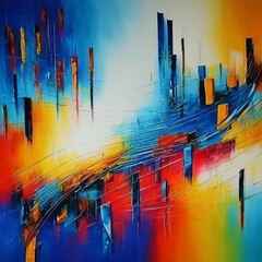 Abstract painting art - wall art