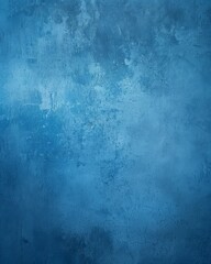 Obraz premium Flat texture portrait backdrop in blue. Noisy and grainy, rough and textured grunge surface background