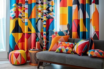 Colorful Modern Patterned Pillows