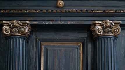 Close up of door frame