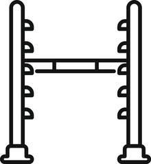 Adjustable pull up bar allowing various grip positions for a complete upper body workout, promoting fitness and strength training