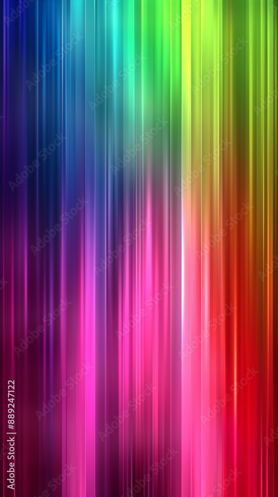 Poster vibrant multicolored abstract background with vertical gradient streaks creating a dynamic and livel