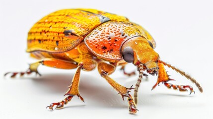 Naklejka premium Grapevine Beetle full body clearly photo on white background