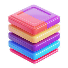 3d buybacks icon on transparent background