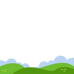 Obraz premium Lanscape Green Field