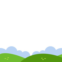 Obraz premium Lanscape Green Field