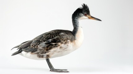 Obraz premium Grebe full body on white background