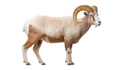 Fototapeta premium mountain goat isolated on transparent background cutout