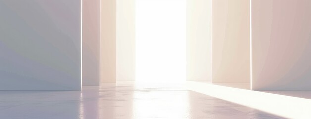 Fototapeta premium Open Door to a Bright Future Concept