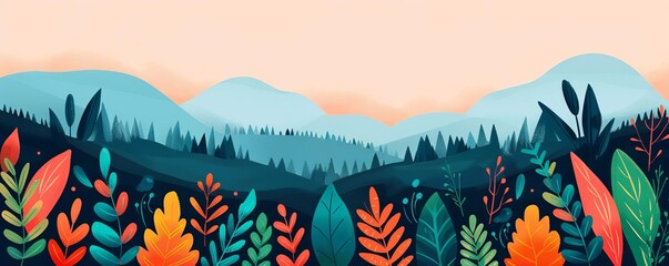 Awareness campaign, environmental conservation posters, flat design illustration