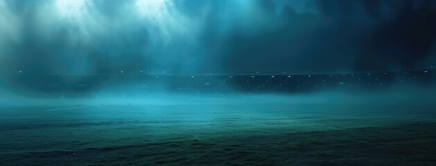 Fototapeta premium Enigmatic Seascape under a Moonlit Sky