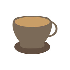 Simple coffee cup illustration design