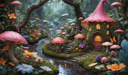 whimsical fairy garden