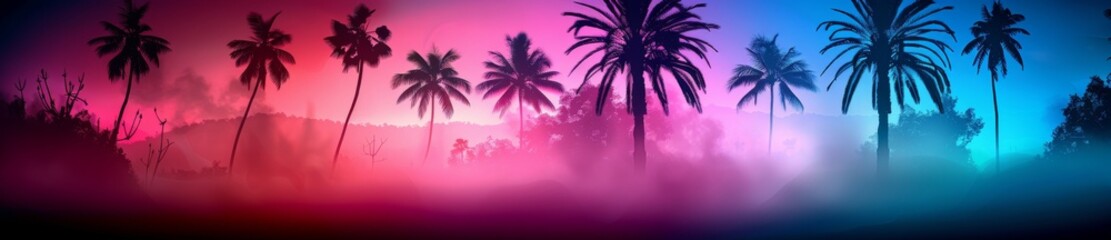 Retrowave, synthwave, vaporwave aesthetics. Retro style, webpunk, retrofuturism. Illustration for design, banners, posters, etc.