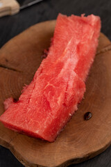 fresh watermelon cooked for nutrition