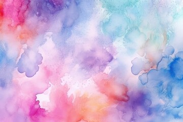 Vibrant Abstract Watercolor Painting