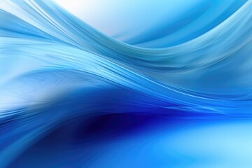 Serene Abstract Blue Waves