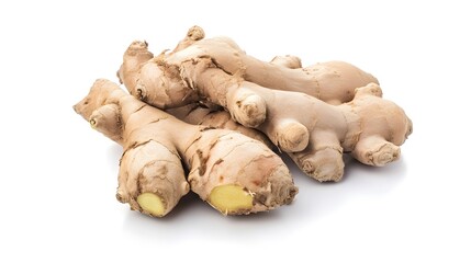ginger isolated on white background
