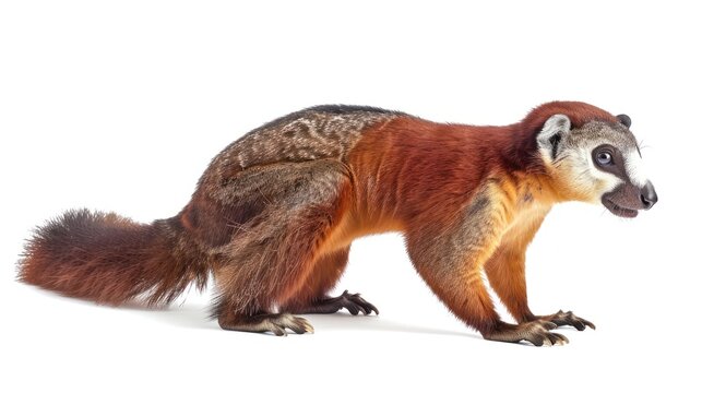 Kouprey full body on white background