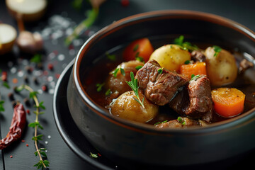 beef stew with carrots and potatoes