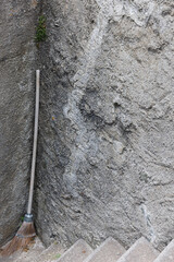 a old broom in a corner