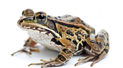 Obraz premium Leopard Frog full body on white background