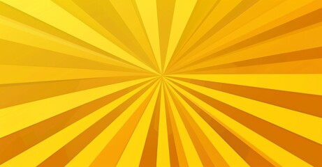 Obraz premium This abstract yellow orange pattern is made up of cartoon spirals and children's design style. Dynamic retro pop art texture is made up of moving lines all over the round. Sunny summer kid funny