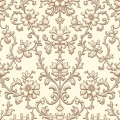 seamless pattern with flowers