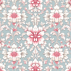 seamless pattern with flowers
