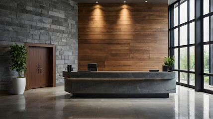 modern living room with fireplace, ai generated