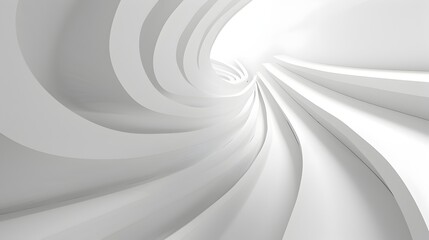 Elegant Swirling 3D Spiral Abstract Background with Flowing Twisting Lines