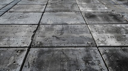 Industrial Concrete Floor Close-Up