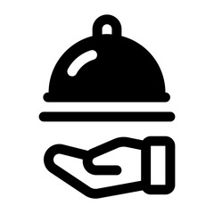Food Service Glyph Icon