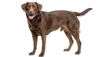 Huskador full body on white background
