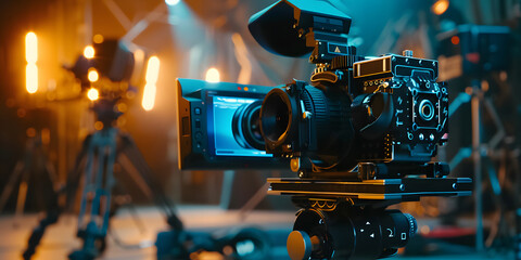 movie camera of the film industry	