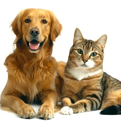 cat and puppy