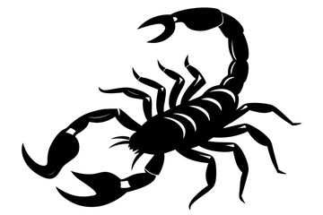 Scorpion, scorpion icon vector, scorpion tattoo. vector illustration

