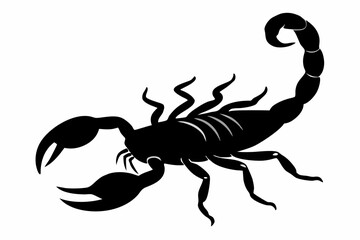 Scorpion, scorpion icon vector, scorpion tattoo. vector illustration

