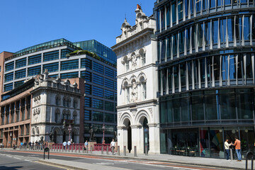 Obraz premium View at buildings at London on England