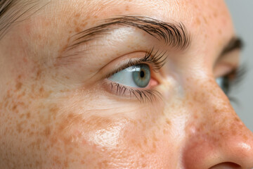 Obraz premium Glycolic Acid Peel Application for Acne at Microscopic Level with Enhanced Clarity