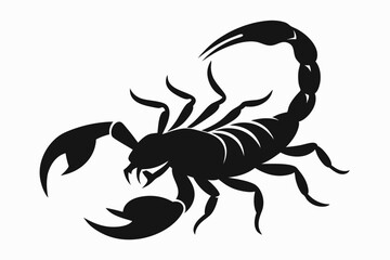 Scorpion, scorpion icon vector, scorpion tattoo. vector illustration

