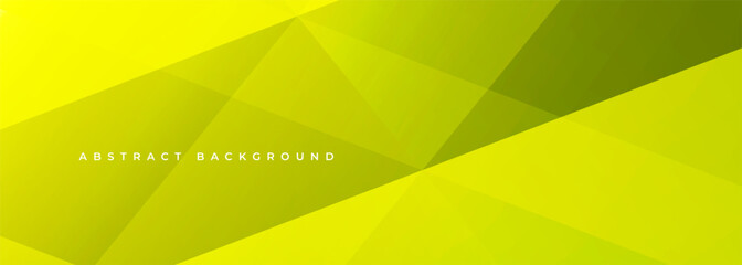 Obraz premium Yellow business presentation abstract background with geometric lines and shapes. Vector illustration