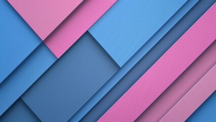 Obraz premium Abstract background of colorful paper stripes in blue, pink and purple colors