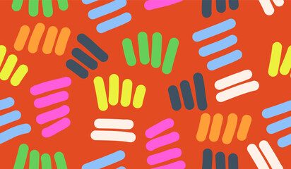 Obraz premium Abstract background with hand drawn pattern design